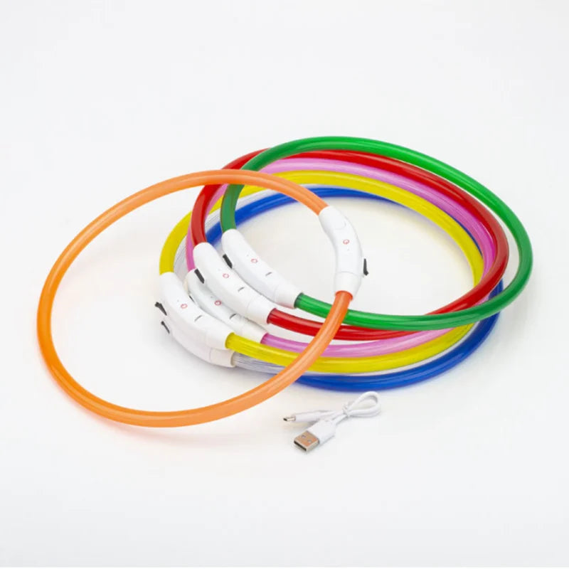 LED Rechargeable Dog Collar