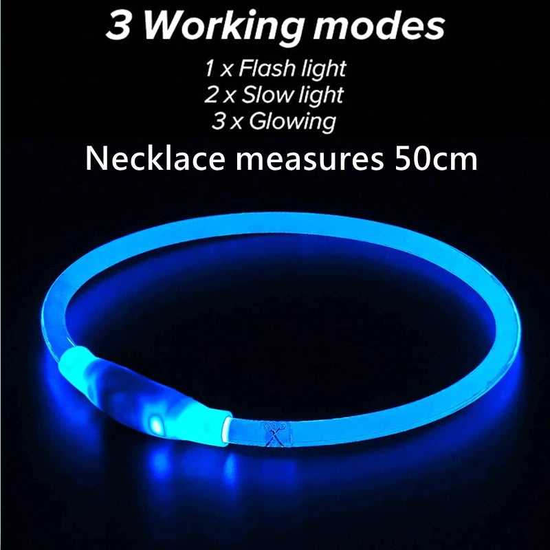 LED Rechargeable Dog Collar