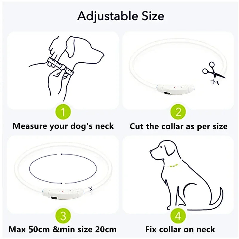 LED Light Up Dog Collar